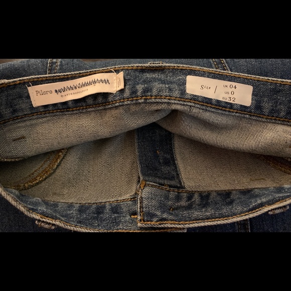 Pilcro & the LetterPress button up denim skirt - Picture 2 of 4